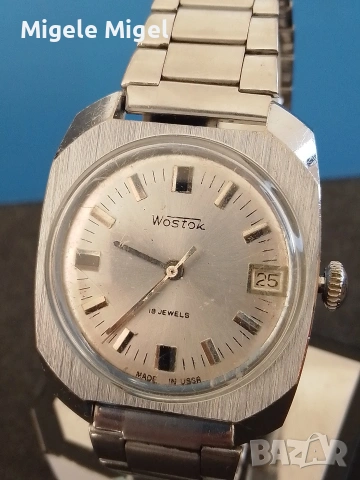 Руски ръчен механичен мъжки часовник WOATOK., снимка 5 - Мъжки - 53935736