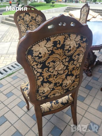 Трапезна маса със 6бр столове , снимка 9 - Маси - 46159782