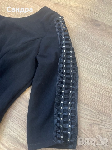 Черна рокля, снимка 3 - Рокли - 54250902