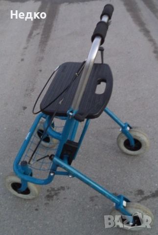 Проходилка сгъваема с една спирачка, снимка 2 - Ролатори - 53671430