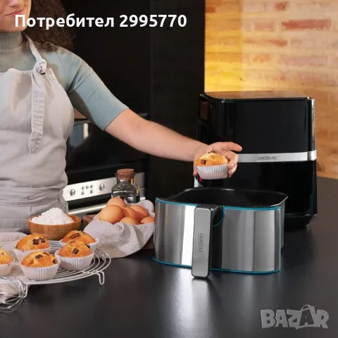 Air Fryer Cecotec 5.5 L Full Inox 5500 Pro, снимка 7 - Фритюрници - 47155925