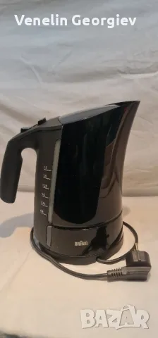 Електрическа кана за вода ,,Braun" WK300, 2200 W, 1.7 л, Черна, снимка 7 - Кани - 49249575