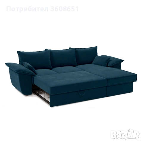 Ъглов разтегателен диван SASHA, снимка 2 - Дивани и мека мебел - 51516033