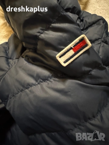 TOMMY JEANS – Дълго капитонирано яке с качулка – Черно – Размер XS, снимка 7 - Якета - 53257066