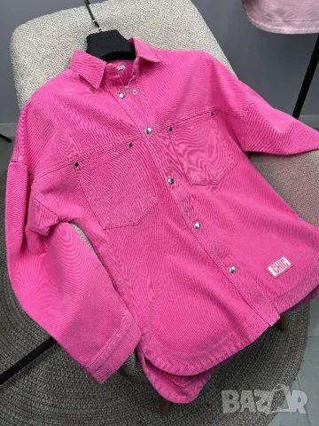 Риза - яке  деним / дънкова риза  4 цвята , снимка 6 - Ризи - 49763491