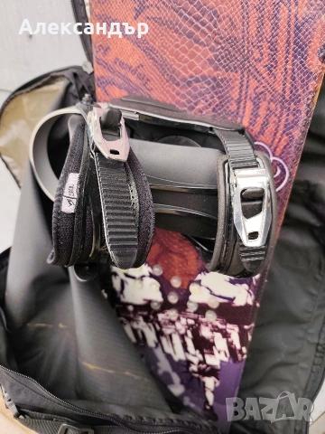 Сноуборд 145см с автомати, снимка 6 - Зимни спортове - 53175467