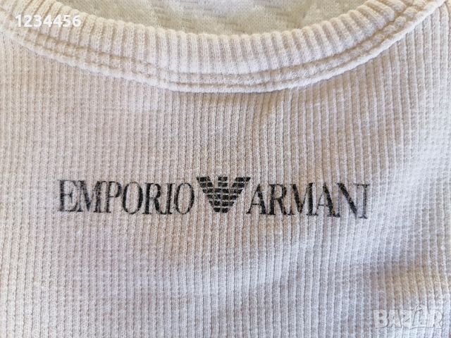 Силно разтегателен потник Армани/EMPORIO ARMANI, унисекс , снимка 5 - Тениски - 45574204
