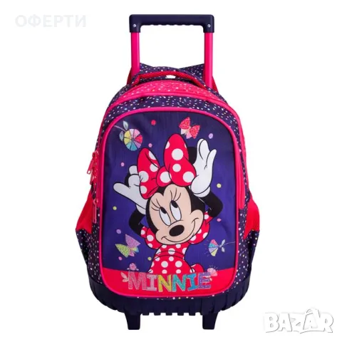 Ученическа чанта - Elementary Minnie Glitter Trolley 226296 , снимка 1