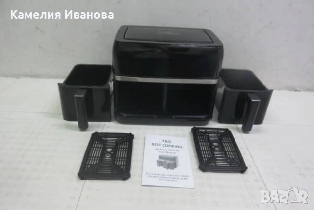 Двойен Air Fryer , снимка 3 - Други стоки за дома - 52261333