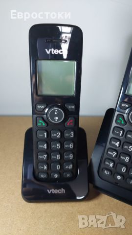 Безжичен телефон VTech CS2001 с 2 слушалки, режим ECO+, снимка 6 - Стационарни телефони и факсове - 45604449