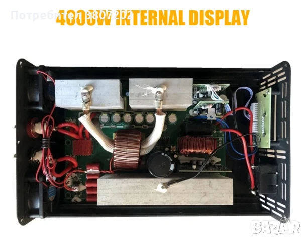 Чист синусоидален инвертор 4000W/5000W DC 12V/24V към AC 220V-50Hz, снимка 3 - Друга електроника - 51171926
