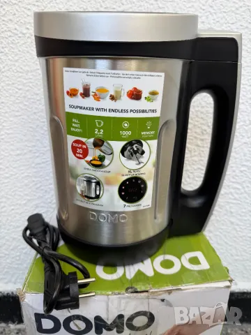 Уред за Супа и Веган Напитки, Блендер, Супарник  Domo DO716BL 2.2 литра, 1000W!, снимка 1