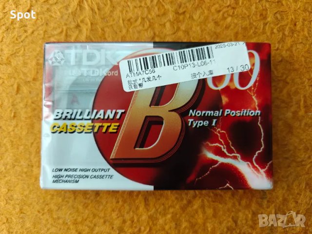 Аудио касета TDK B60, снимка 1