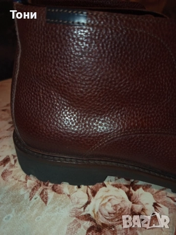 FLORIS VAN BOMMEL Оригинал Нови Мъжки Боти Изцяло от Естествена Кожа 42/43, снимка 3 - Мъжки боти - 53489172
