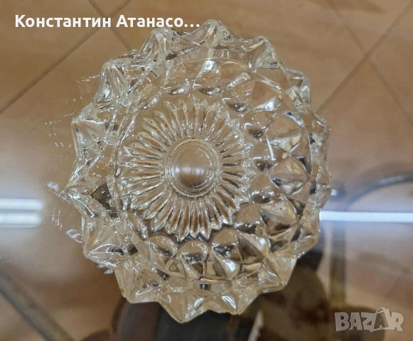 Vintage стъклен пепелник , снимка 5 - Антикварни и старинни предмети - 51812071