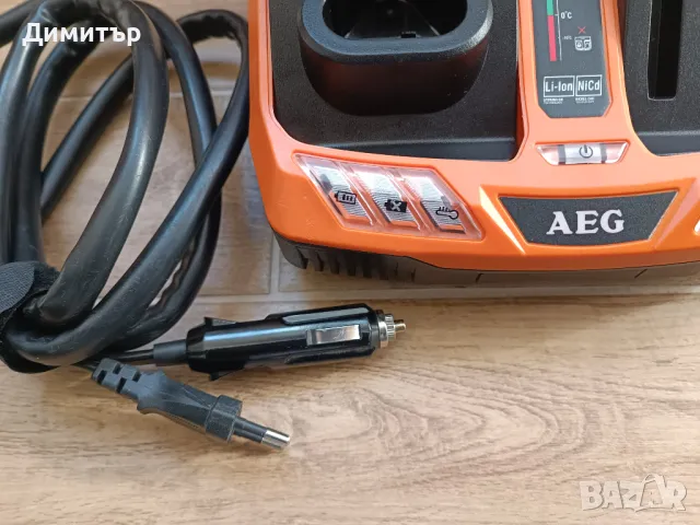 AEG BLK1218 комбинирано зарядно за зареждане от мрежа/автомобил, снимка 3 - Винтоверти - 48824595