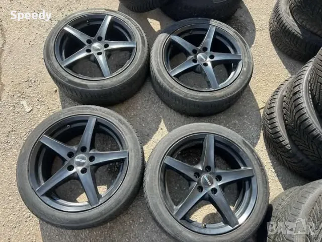 5x112 17 Джанти VW Passat Tiguan Audi A4 A6 Skoda Seat Mercedes ЕТ 35 J 7.5 Централен отвор 74.1 Мар, снимка 2 - Гуми и джанти - 49590055