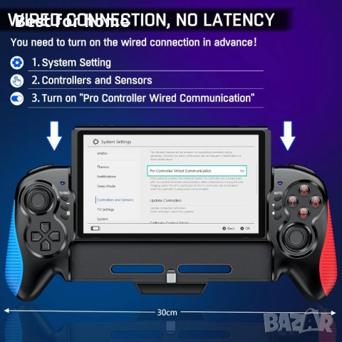 Switch Pro контролер за Nintendo Switch, снимка 7 - Други игри и конзоли - 53063177