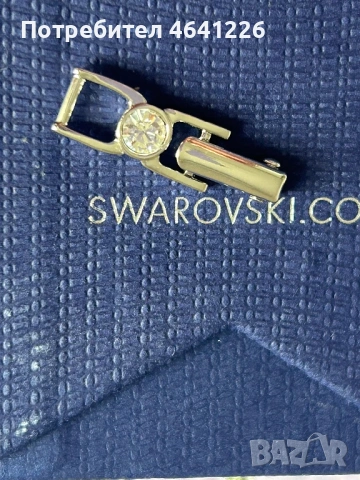 Комплект гривна и обеци Сваровски Swarovski, снимка 5 - Гривни - 53691073