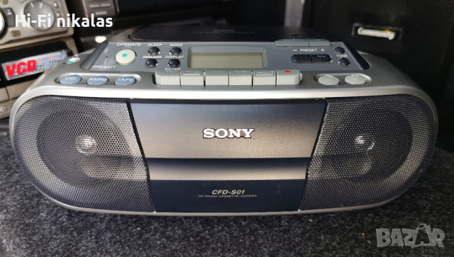 FM радио касетофон SONY CFD-S01