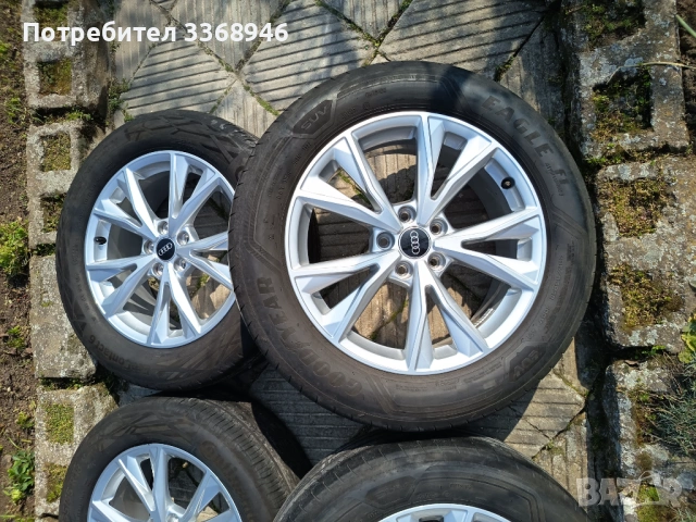 Оригинални джанти 18" 5х112 Q3 Q5 A3 A4 с гуми 235/55/18 Continental Suv, снимка 3 - Гуми и джанти - 53740292