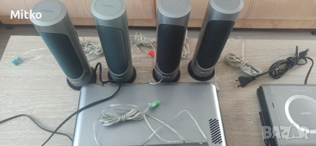 DVD Philips домашно кино с wireless връзка , снимка 7 - Плейъри, домашно кино, прожектори - 52937707