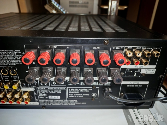 SONY_STR-DB940 QS, снимка 13 - Ресийвъри, усилватели, смесителни пултове - 52066489