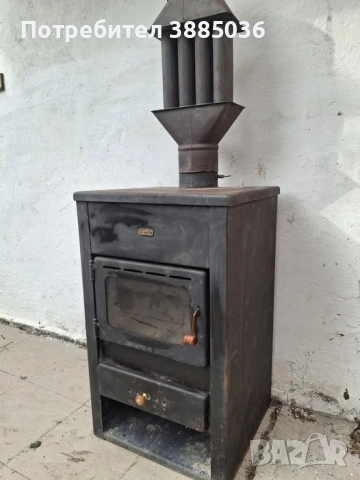 Печка камина на дърва с шамотни тухли