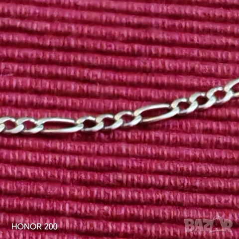 Сребърен ланец, синджир. , снимка 2 - Колиета, медальони, синджири - 53667792