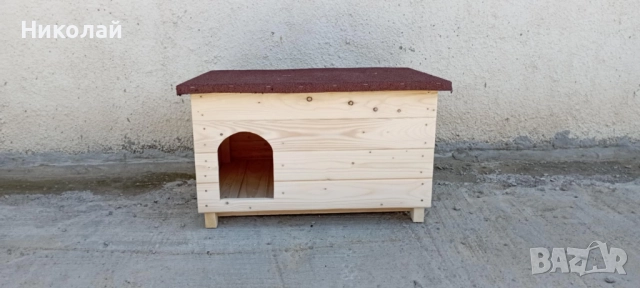 Голяма дървена къща за котки , къща колиба за коте куче , комашен любимец семейство котки, снимка 3 - За кучета - 52238749