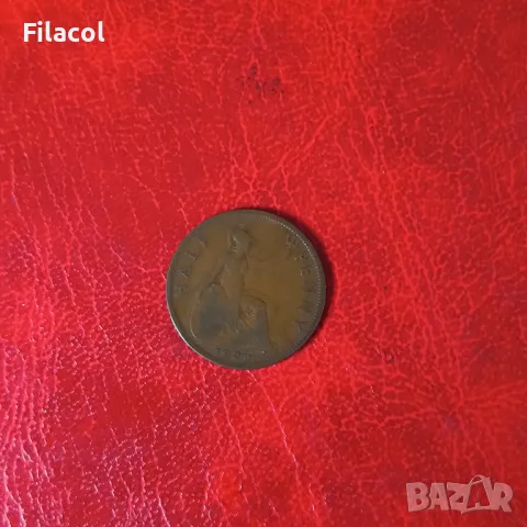 Великобритания  1/2 пени 1929 година