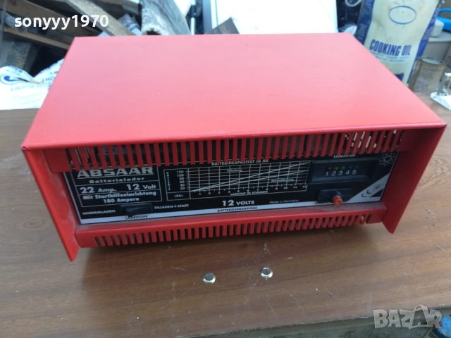 ABSAAR 12V-22AMP BIG BATTERY CHARGER-ВНОС SWISS 2010250628, снимка 7 - Аксесоари и консумативи - 52113027