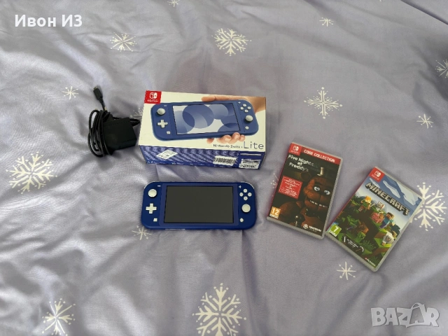 Nintendo switch lite с две игри