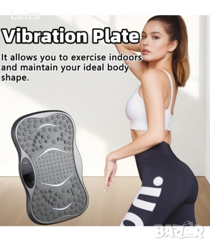 Вибрационна фитнес плоча, снимка 2 - Фитнес уреди - 53432173