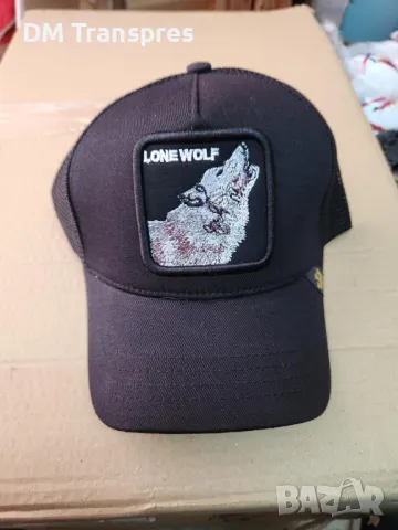 Neymar WOFL Oficial Model GOORIN BROS Black Черна шапка Вълк с Козирка