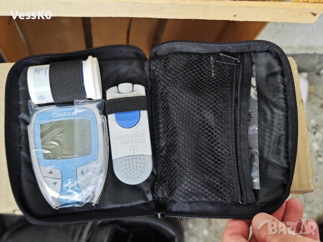 ГЛЮКОМЕР Bayer Ascensia Contour + Подарък BMI ролетка, снимка 6 - Други - 52493471