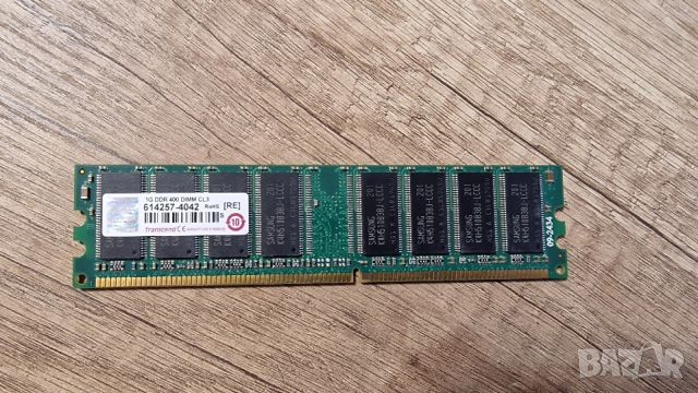 RAM памет Transcend, 1 Gb, DDR400 Mhz, снимка 2 - RAM памет - 54014430