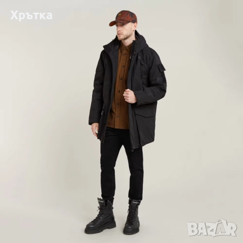 G-Star Expedition Padded Parka - Оригинално мъжко зимно яке размер L, снимка 3 - Якета - 52227219