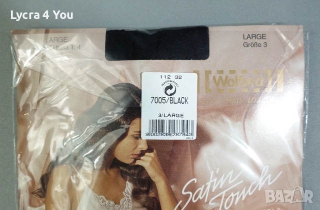 Wolford Satin Touch L размер луксозни дамски чорапогащници, снимка 3 - Бельо - 52714783