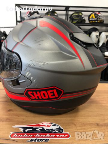 Mото каска SHOEI GT-AIR ,M 57-58 см.вградени очила,плака за визьора, снимка 3 - Аксесоари и консумативи - 46663391