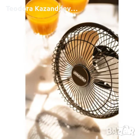 Вентилатор USB Rosberg 2.5W настолен, снимка 1