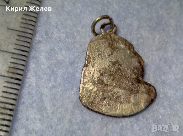 СТАРА КАТОЛИЧЕСКА СРЕБЪРНА ИКОНКА ИКОНА СРЕБРО ВИСОКА ПРОБА РЪЧНА ХУДОЖЕСТВЕНА ИЗРАБОТКА 33980, снимка 8 - Антикварни и старинни предмети - 50542198