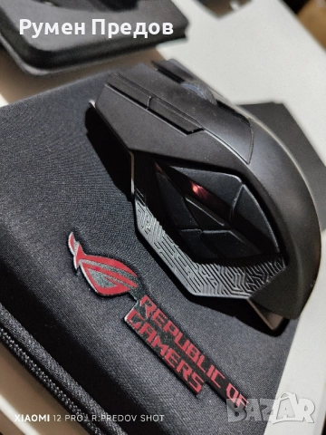 Asus Rog Spartha wireless/wired gaming mouse, снимка 8 - Клавиатури и мишки - 52510310