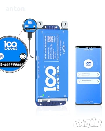 DALY BMS 100A 8s 16s 17s Bluetooth rs485 CAN UART LFP LiFePO4 lithium battery литиев БМС контролер