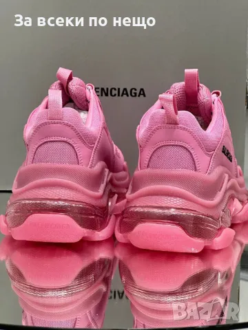 Дамски розови маратонки Balenciaga Код A52, снимка 4 - Маратонки - 47383977