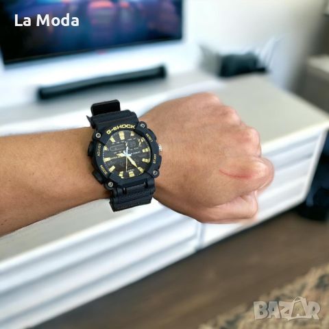 Часовник Casio G-Shock златно черен реплика, снимка 1 - Мъжки - 46136834