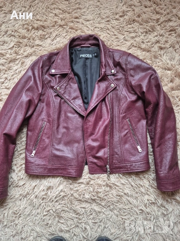 Дамско яке естествена кожа