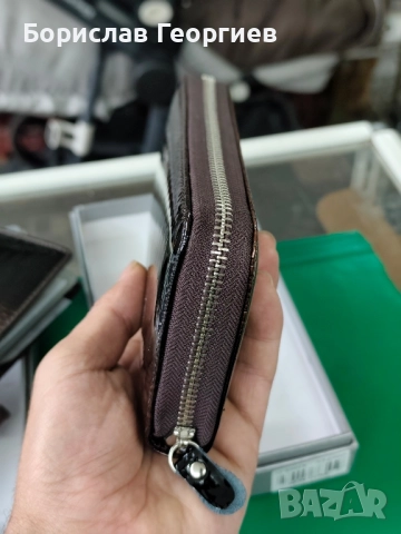 Нов Кожен портфейл enzo nori два броя, снимка 8 - Портфейли, портмонета - 52373395