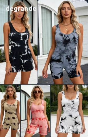 🩱Дамски Спортен Къс Гащеризон