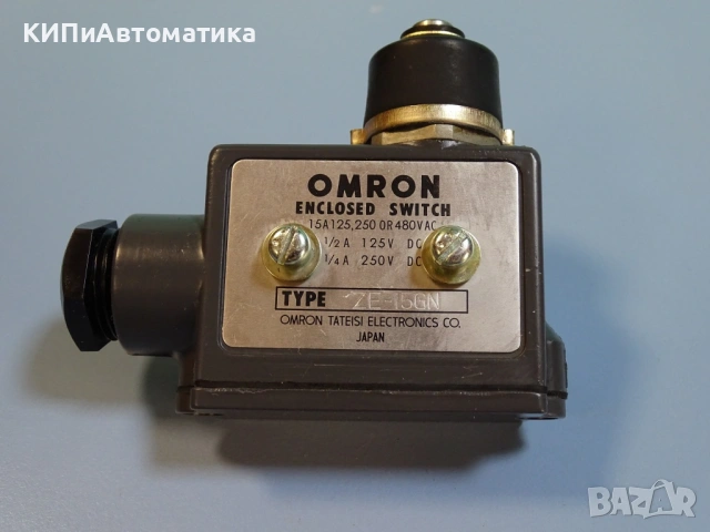 краен изключвател Omron ZE-15GN limit switch 15A 250VAC, снимка 4 - Резервни части за машини - 54218703
